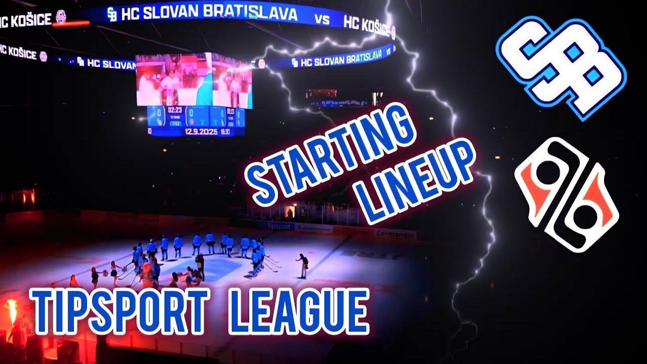 HC Slovan vs HC Kosice -  🏒 starting lineup 💙 | TIPSPORT LEAGUE