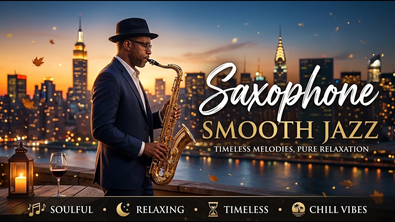 Moonlight Saxophone Lounge ✨ | Relaxing Jazz for Peaceful Evenings