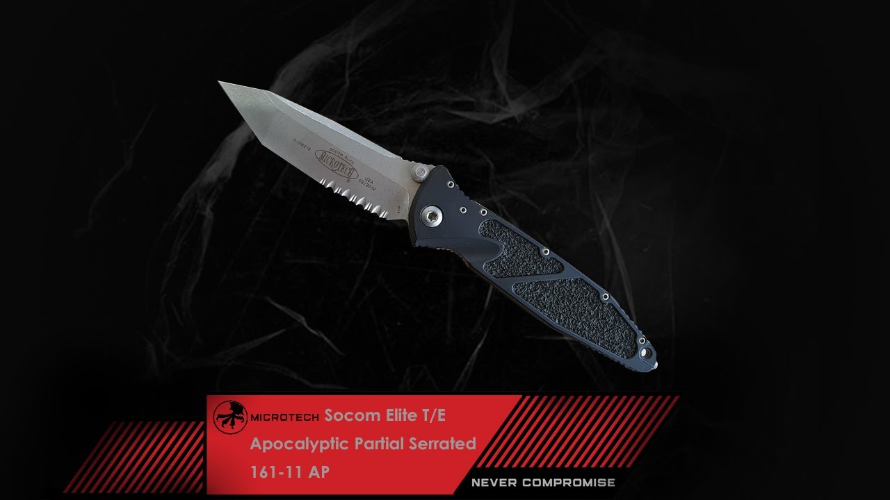 MICROTECH Socom Elite T/E Apocalyptic Partial Serrated 161-11 AP