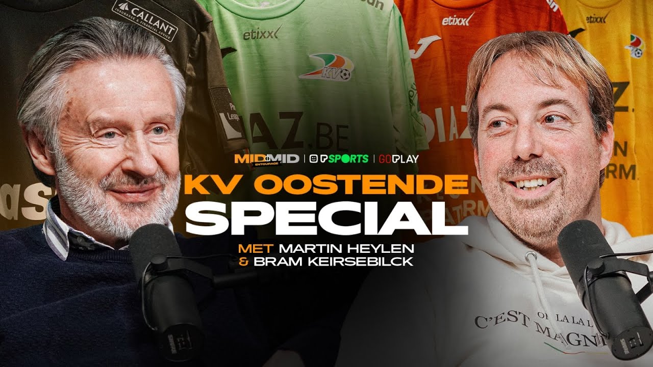 MIDMID - Verliefd op KV Oostende door alle stormen heen met Martin Heylen en Bram Keirsebilck
