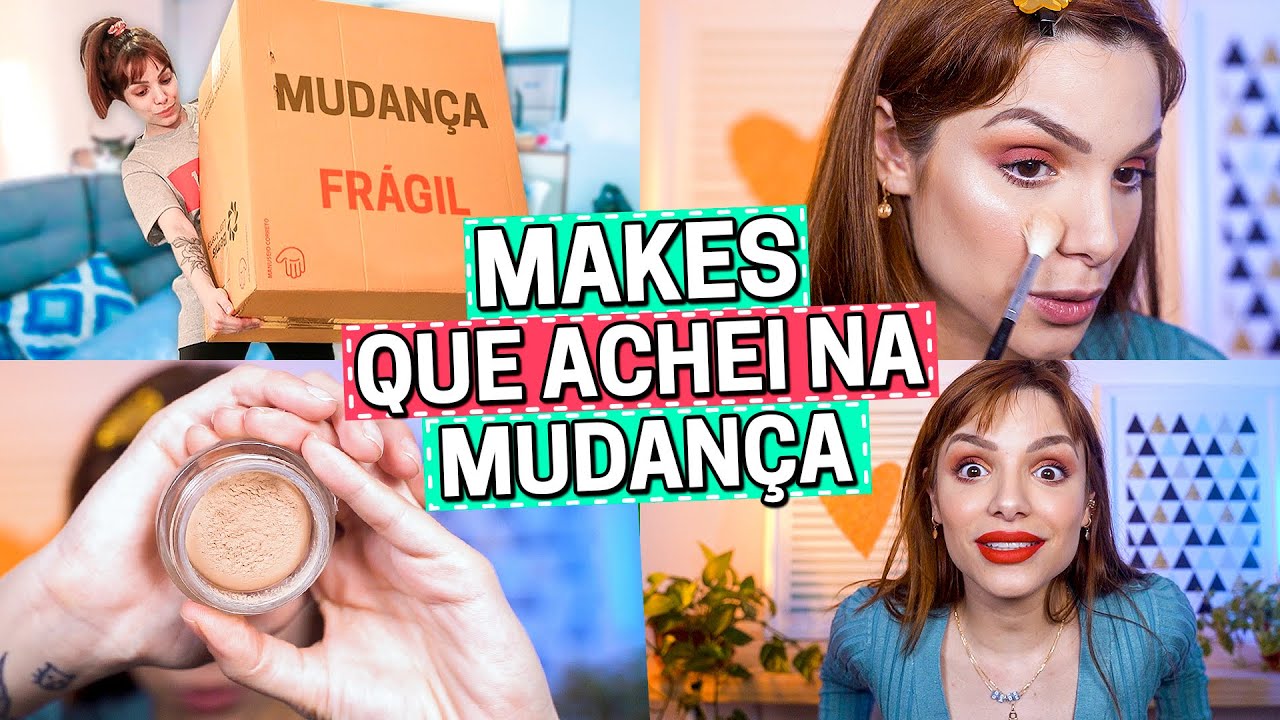 ACHEI umas MAKES ESQUECIDAS no meio da MUDANÇA