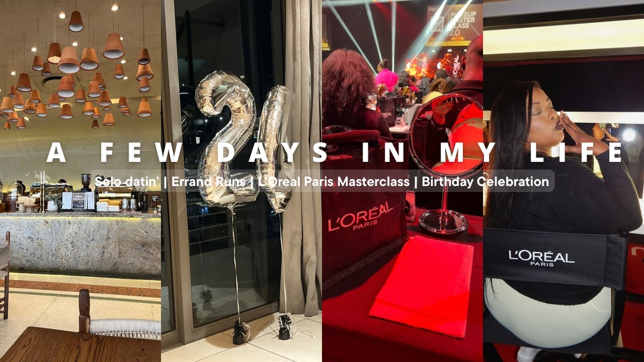 WORLD’S BIGGEST MAKEUP MASTERCLASS | spend a few days w/me: solo dates, errand run, masterclass