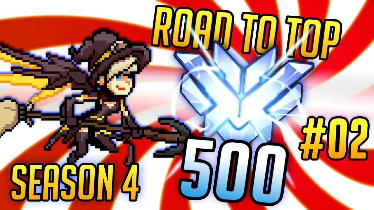 Solo healing defense with Tracer harass - A Mercy's Road to Top 500 - Episode 02 (Eichenwalde)