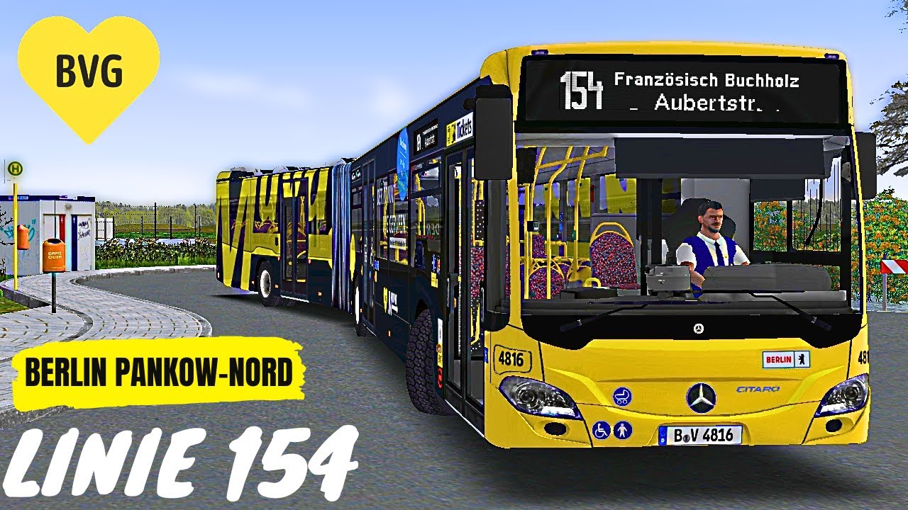 OMSI 2 [60 FPS] - BVG-Linie 154 im PANKOW-NORD Update 3.1 (Preview) - Let's Play Omsi 2 [#831]