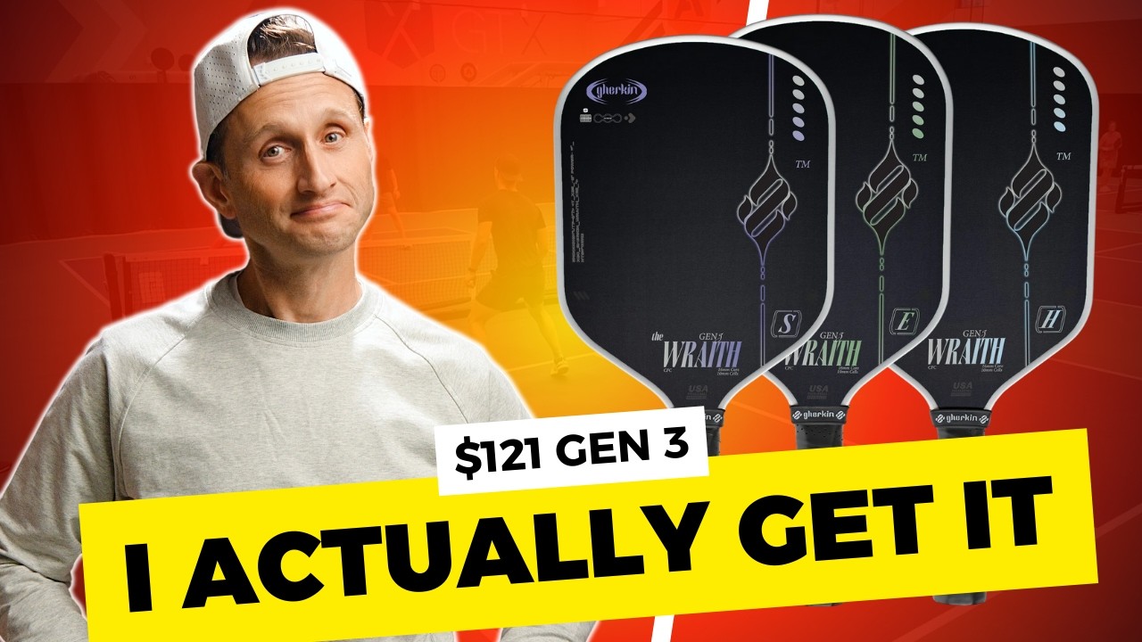 Gherkin Wraith Paddles: The $121 Nobody Expected | Pickleball Review