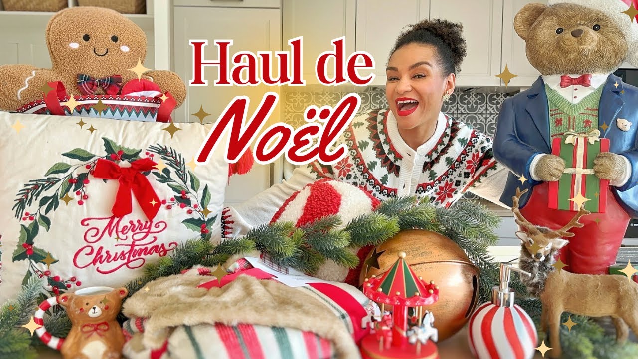 HAUL | Décoration de Noël 2024 : je te montre mes achats Action, Primark, Truffaut, Gifi...