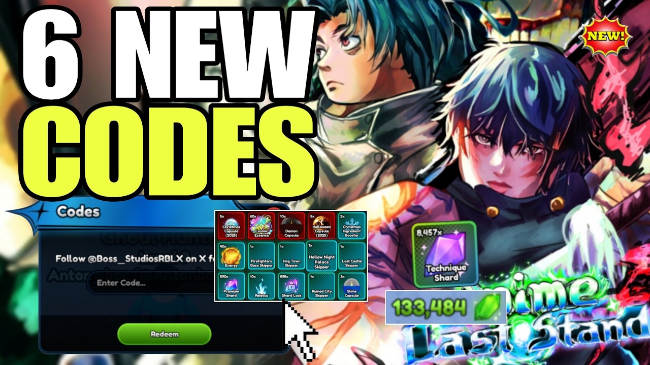 *NEW CODES* ROBLOX ANIME LAST STAND CODES IN 2026 | ANIME LAST STAND CODE IN 2026