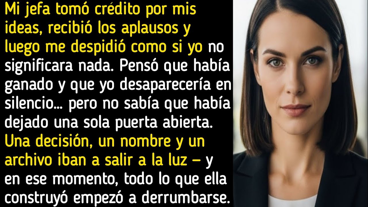Mi jefa tomó crédito por mis ideas y me despidió — lo que ocurrió después lo cambió todo