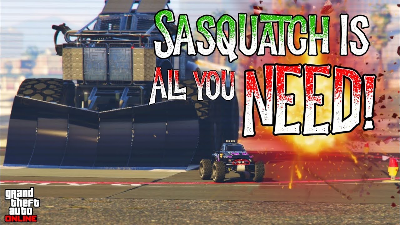 SASQUATCH GAMEPLAY! (#2) • (Shunt Hop/Trolling/Ramming) GTA Online