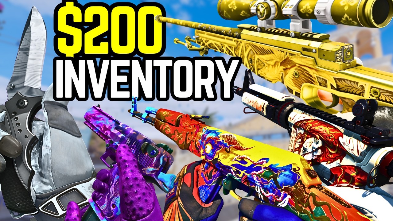 The BEST Budget CS2 Inventory Under $200 in 2026 (CHEAP CS2 Loadout)