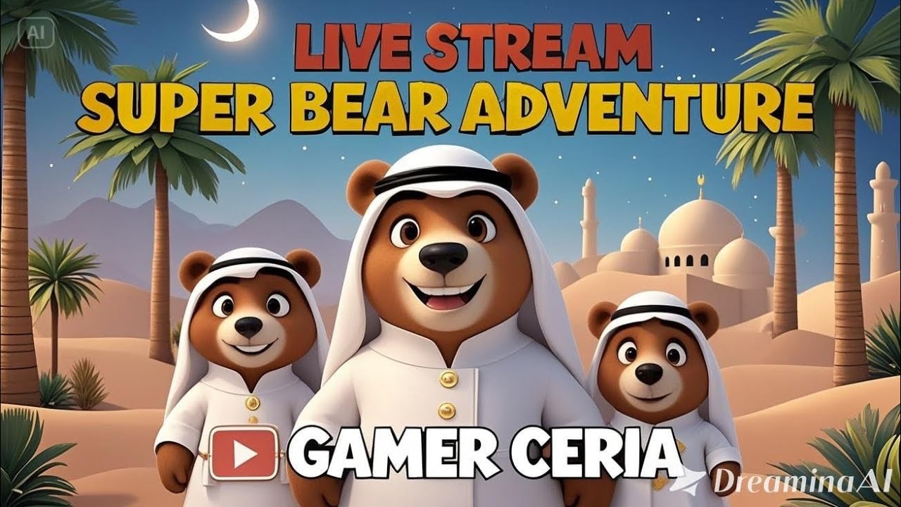 🐻 Live SUPER BEAR ADVENTURE of Gamer Ceria |  Ramadan Kid Live | Happy Eid Mubarak