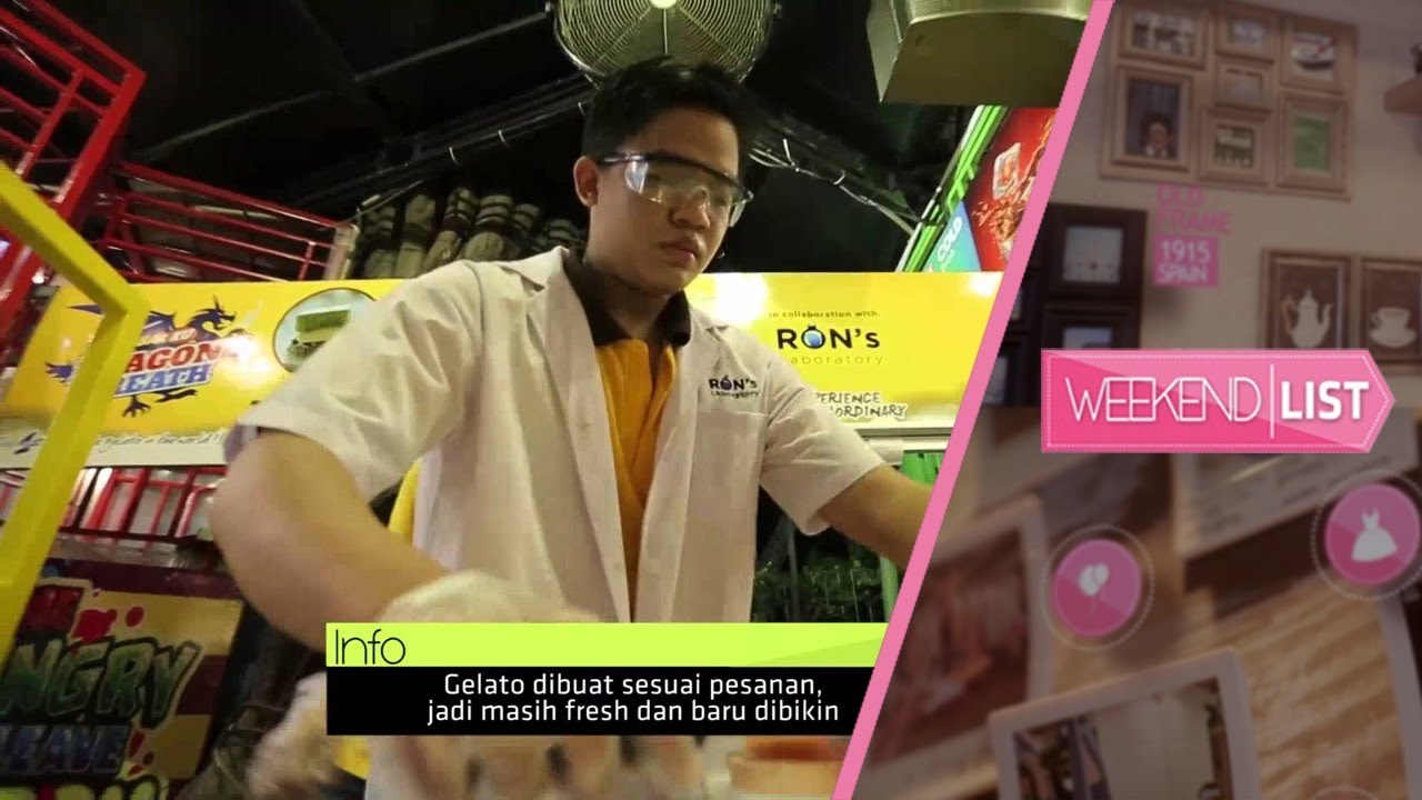 Mencoba martabak manis dicampur dengan Gelato di Martabakku Menteng