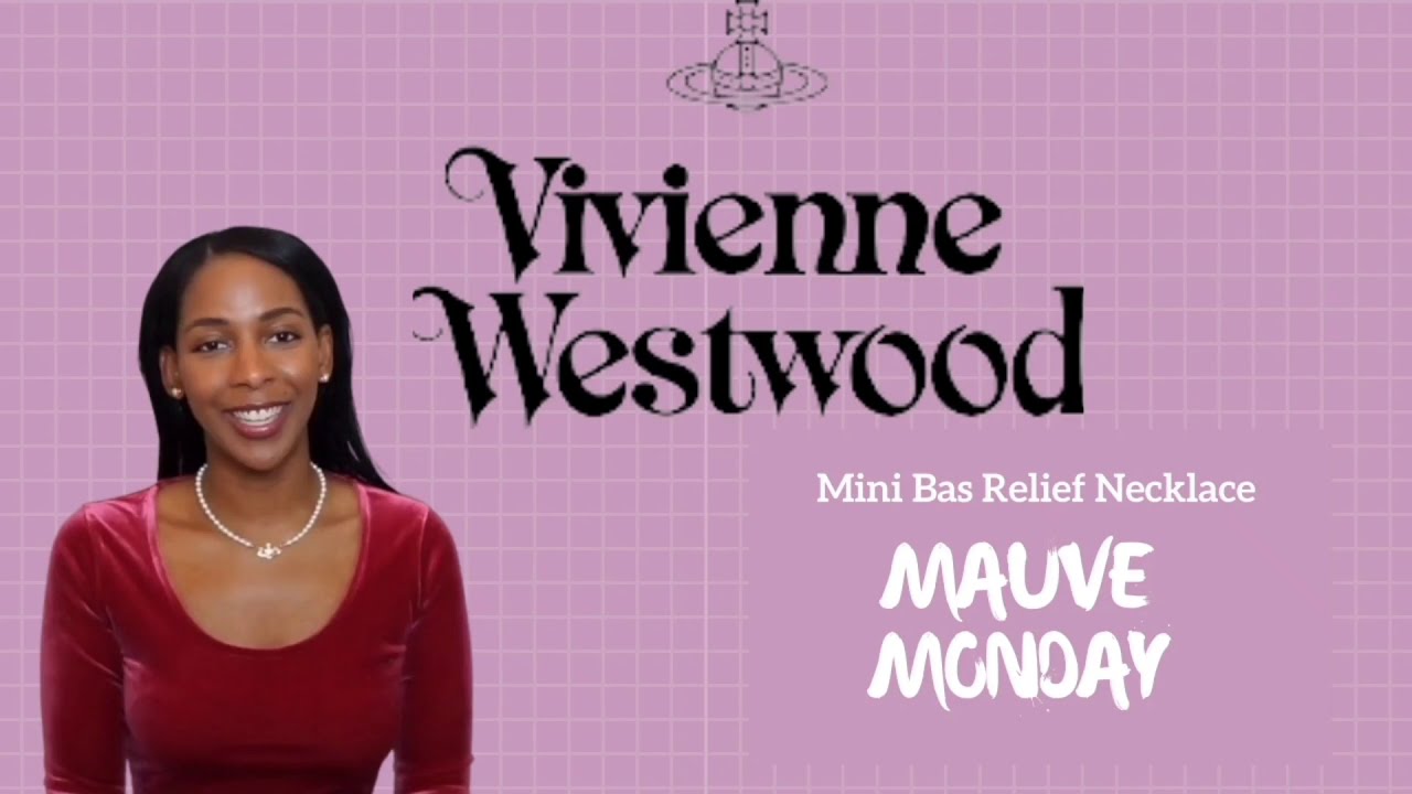 MAUVE Monday | Vivienne Westwood  Mini Bas Relief Necklace