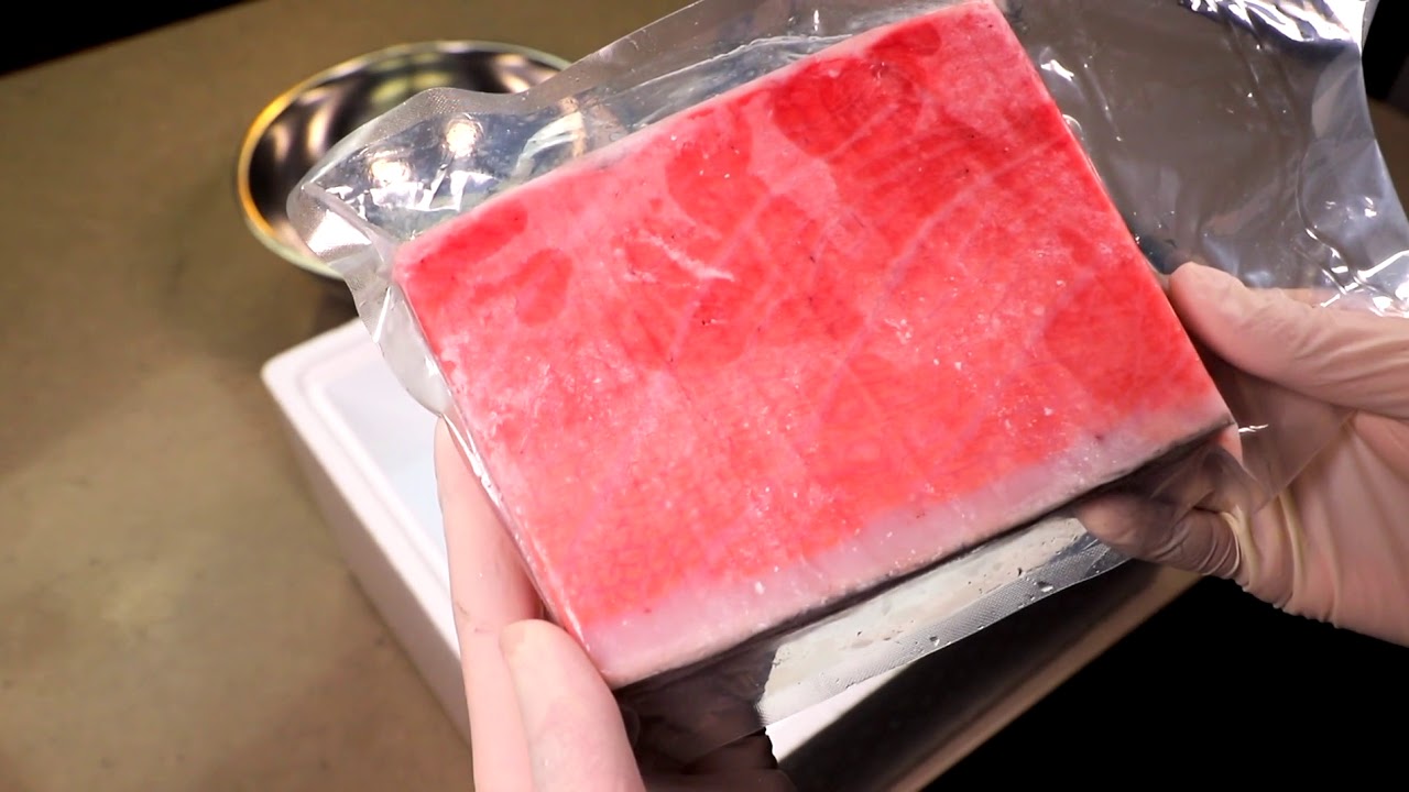 How to properly defrost Super Frozen Bluefin Tuna TORO