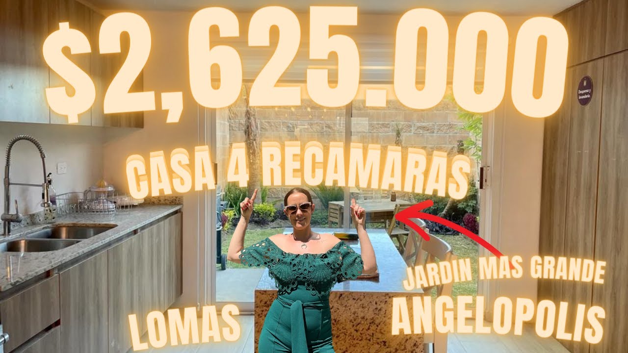 Casa Venta Lomas de angelopolis Puebla, 4 recamaras Lo tiene todo x $2,625,000