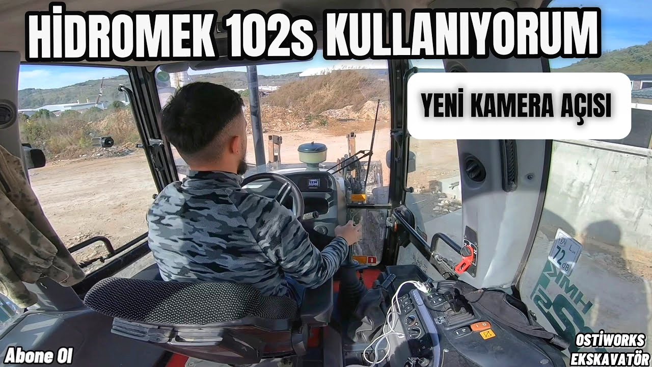 HİDROMEK 102S Alpha Traktöre Hafriyat Yükleme Yapıyorum | OstiWorks | GoPro