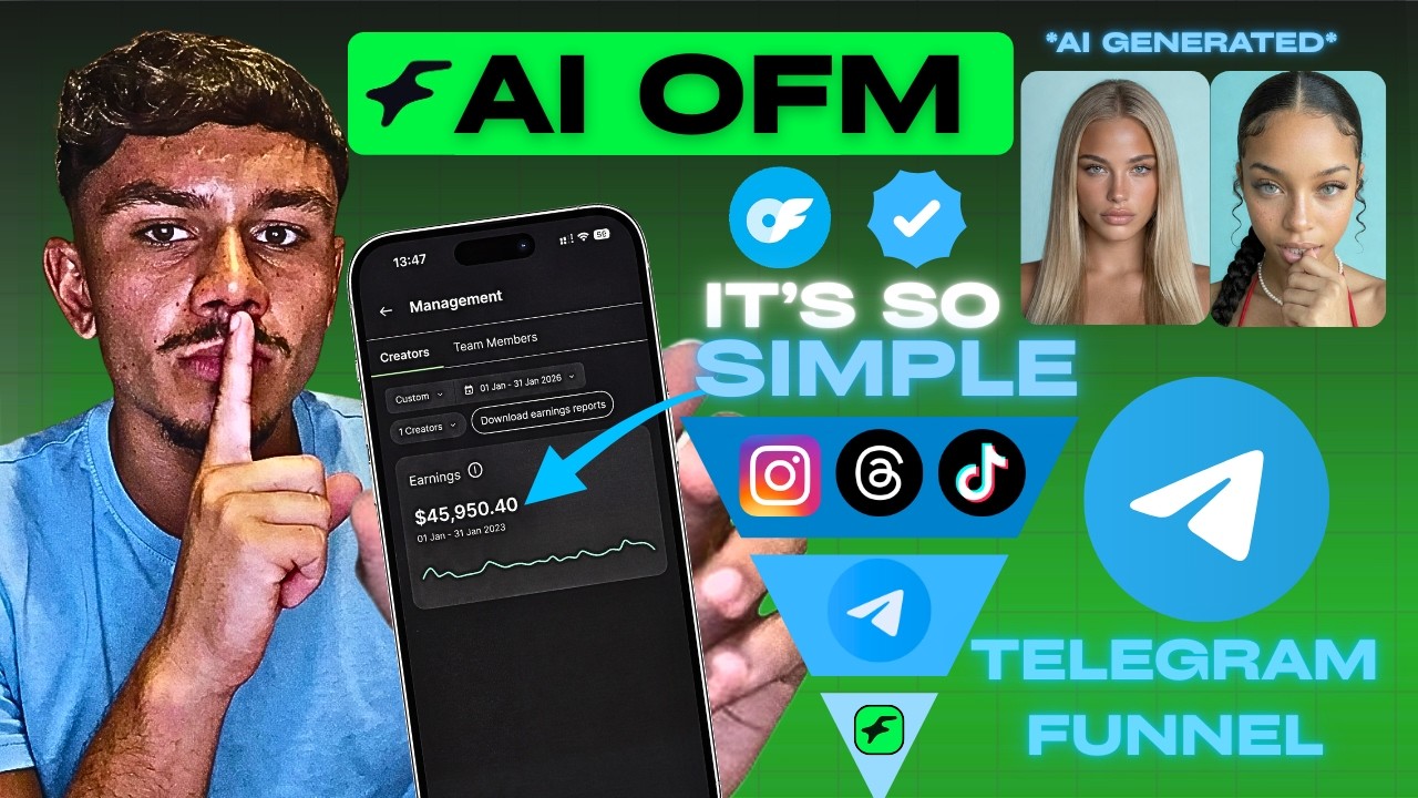 The AI Model Funnel: Instagram &rarr; Telegram &rarr; Fanvue
