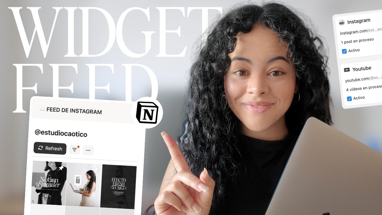 🎲 El MEJOR WIDGET para planificar tu contenido de Instagram en Notion