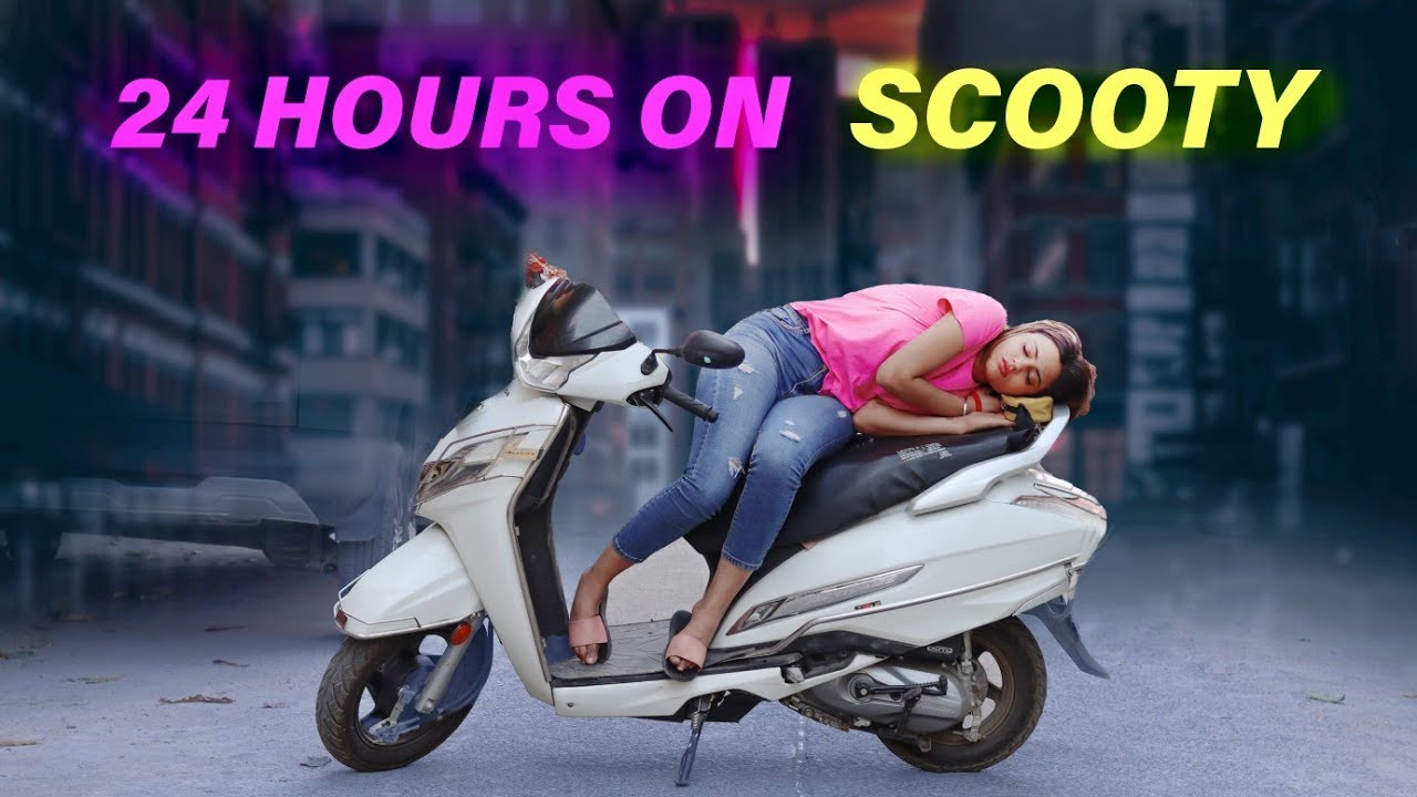 I Spent 24 Hours on My Scooty !
