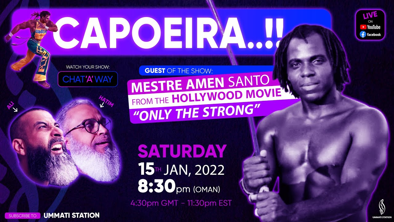 CAPOEIRA..!! with MESTRE AMEN SANTO from the HOLLYWOOD MOVIE: 