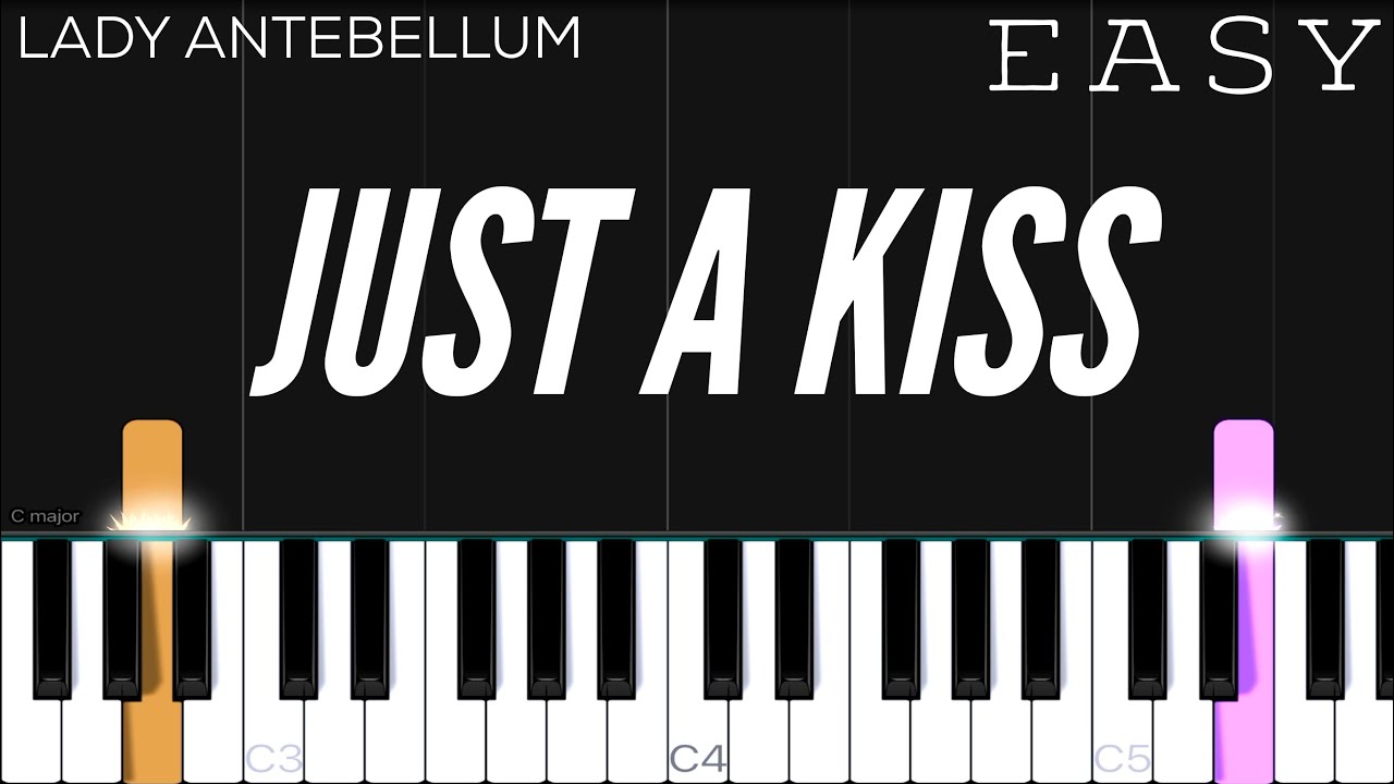 Lady Antebellum - Just A Kiss | EASY Piano Tutorial