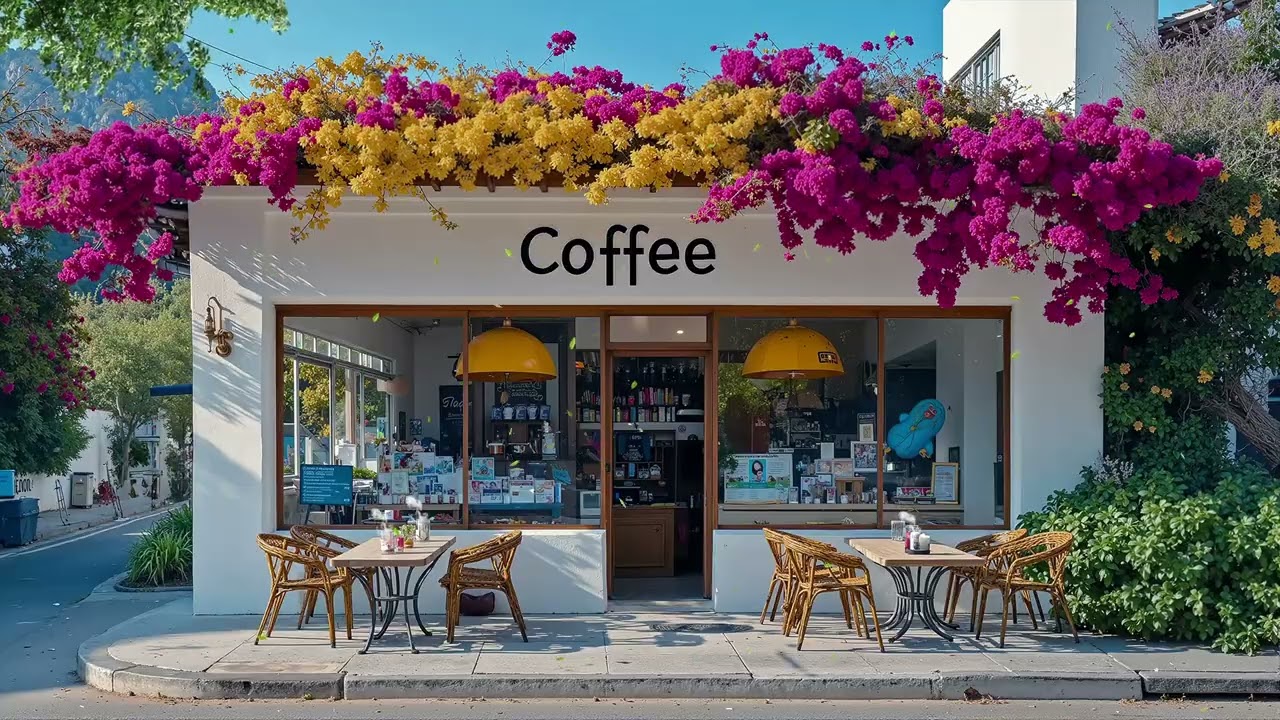 Springtime Coffee Jazz ☕🎷 Smooth Jazz Music for Calm Focus & Cozy Caf&eacute; Days