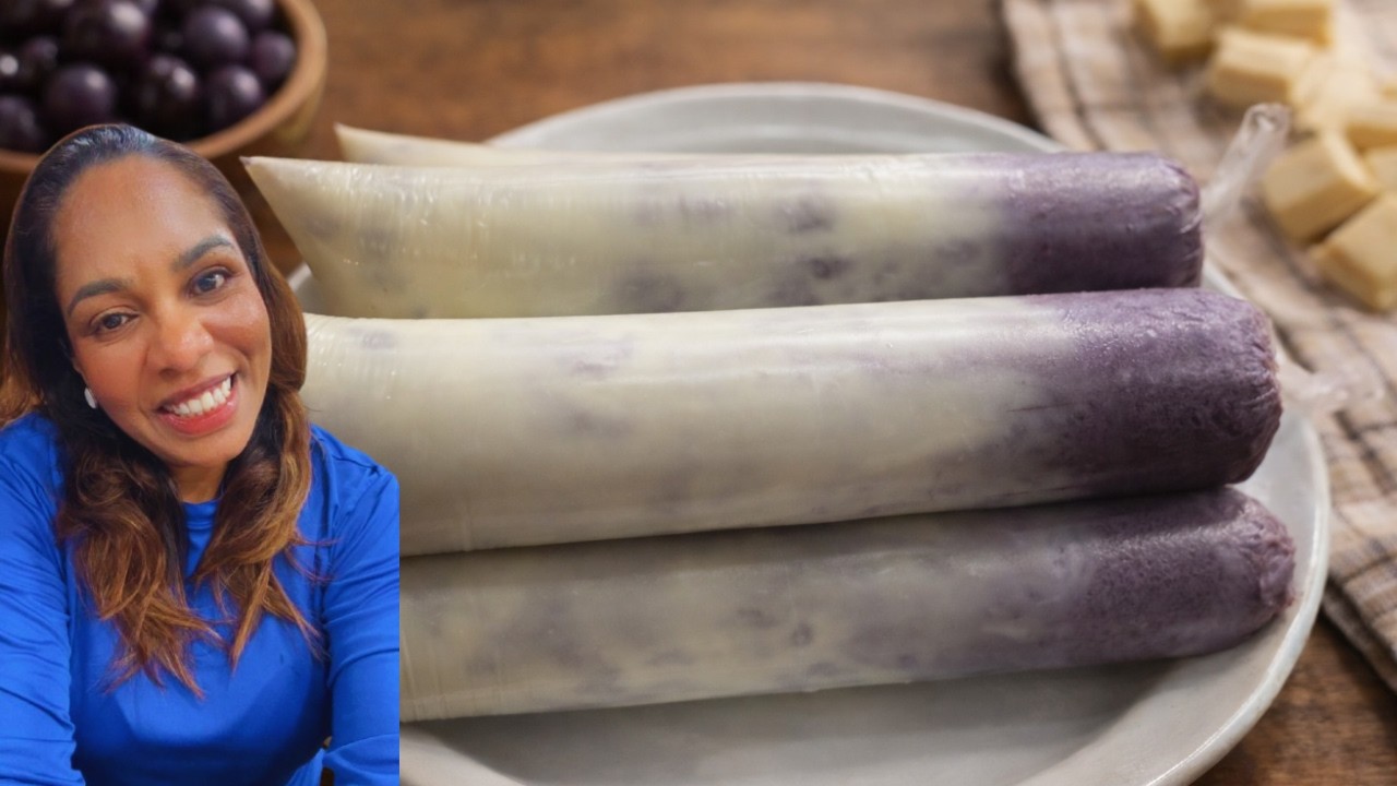 Geladinho Gourmet de Açaí com Chocolate Branco 🍇🍫 | Cremoso, Fácil e Lucrativo! #sabordavida