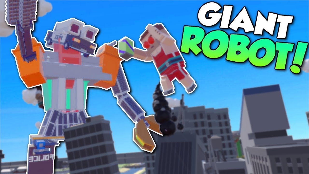 GIANT ROBOT ATTACKS CITY!? - Tiny Town VR Gameplay - HTC Vive City Building & Zombies Apocalypse!
