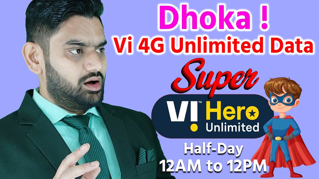Vi Super Hero Pack Big Problems | Unlimited Data | Cheapest Recharge |