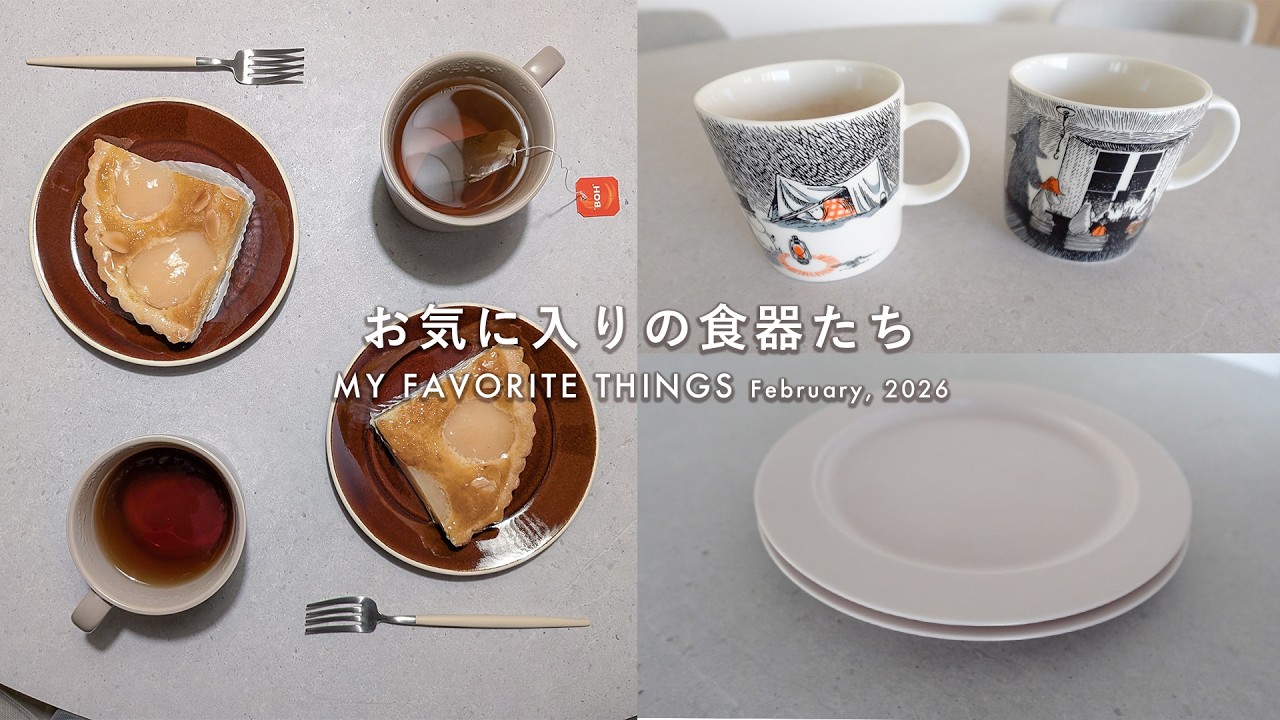 kitchen item｜お気に入りの食器と或る日のごはん｜February, 2026