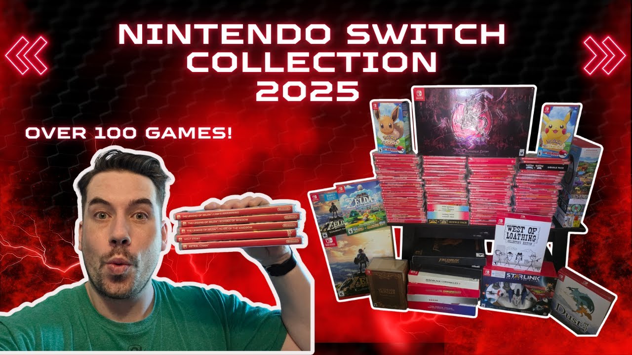My Nintendo Switch Collection (2025) | Over 100 Games!