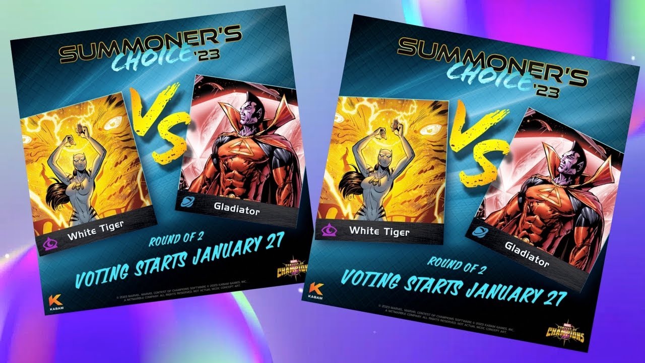 Voting time in Marvel Contest of Champions