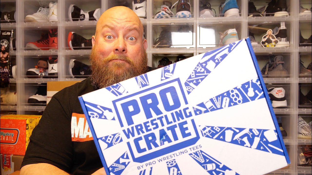Opening the May 2022 Pro Wrestling Crate Mystery Box + AEW meets WWE