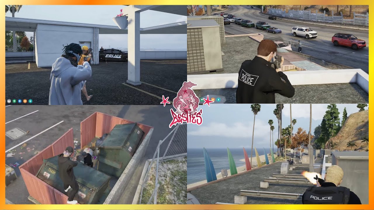 Besties Smoke Cops To Save Idiot #schmidtember (Multi POVs) | NoPixel 4.0 GTA RP