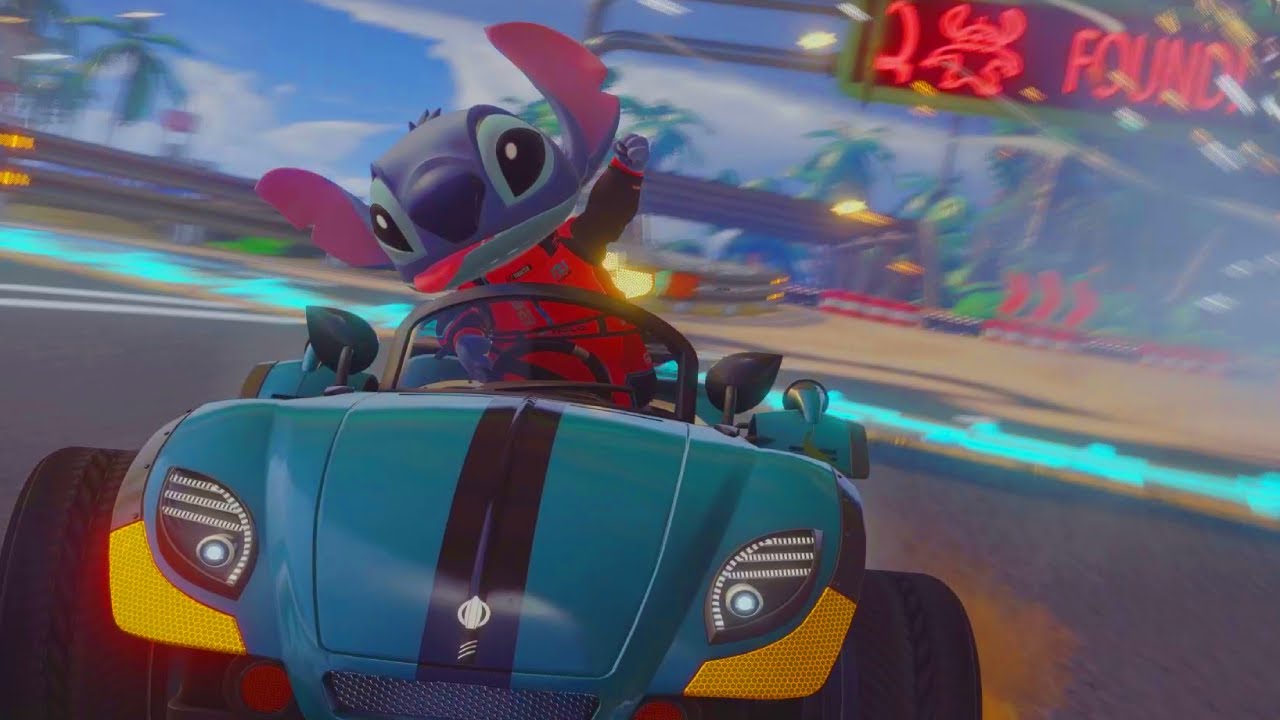 Stitch Gameplay - Disney Speedstorm Season 3 Ohana 4K HD