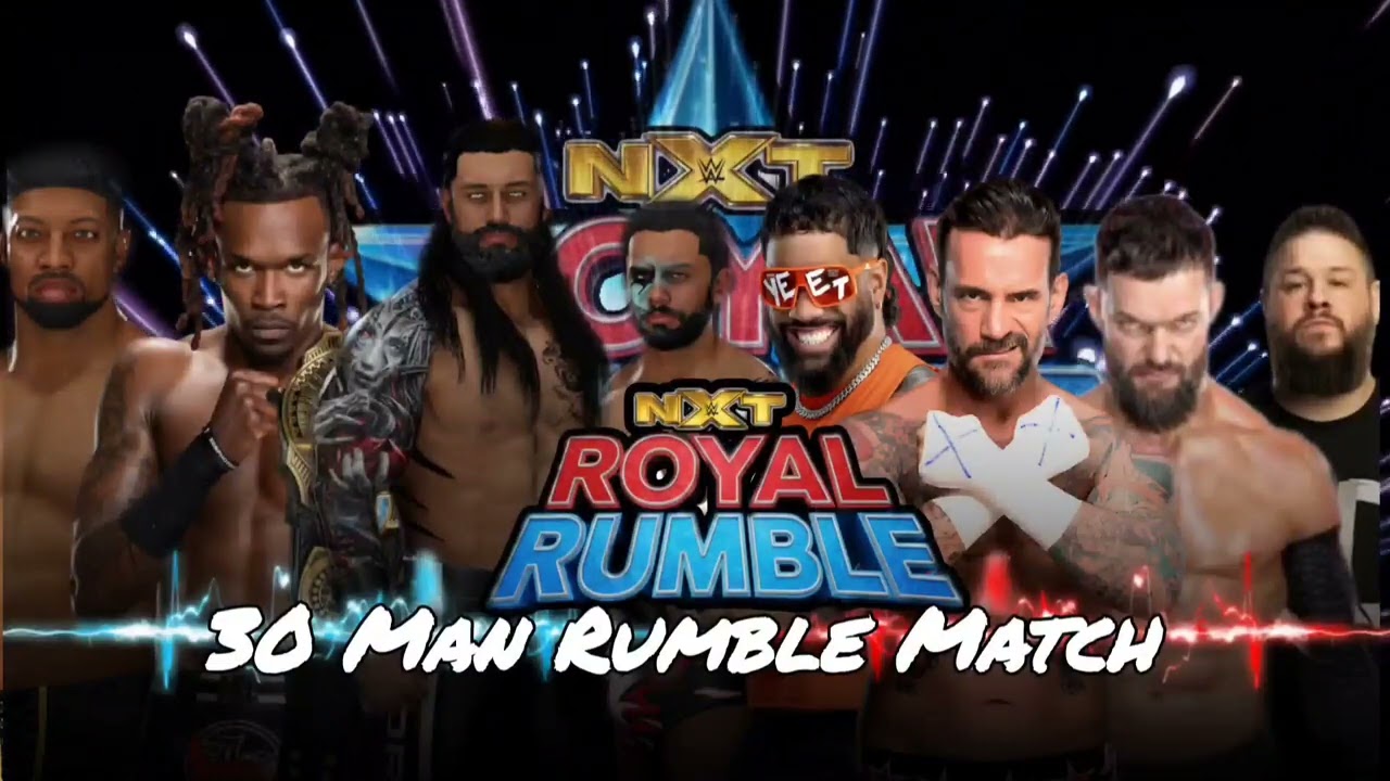 NXT Royal Rumble 2K26 Men's Rumble Match Card 