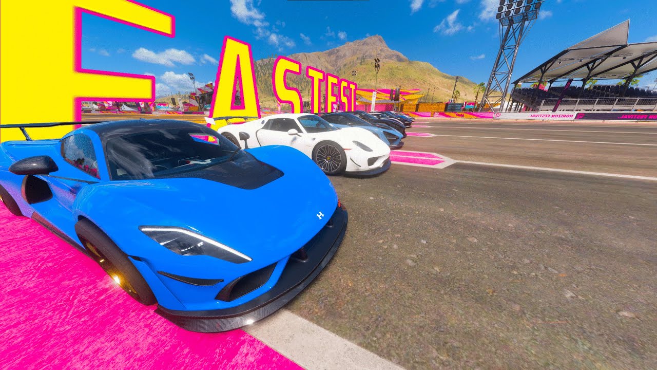 Fastest Car of Each Manufacturer in Forza Horizon 5
