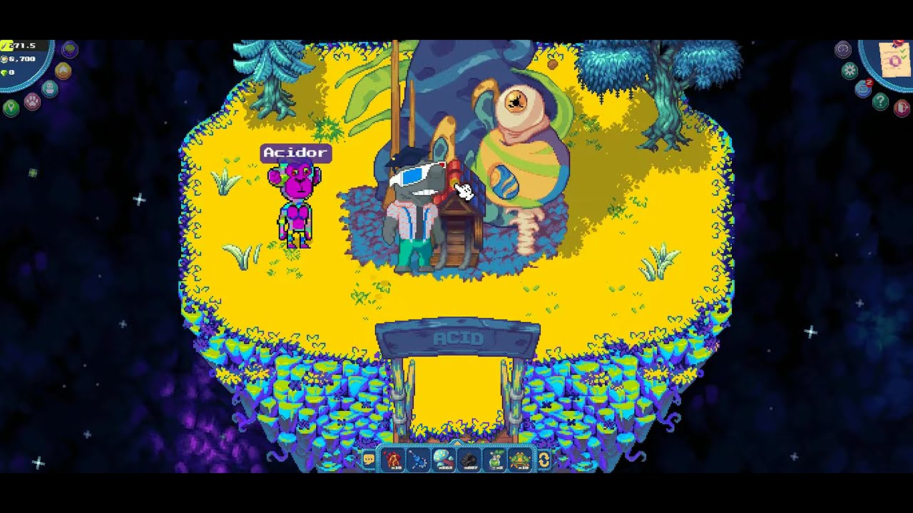 Pixels Online Gameplay 3rd Oct Otherspeck mining with 350 Mushrooms Making diamond #pixelsgame