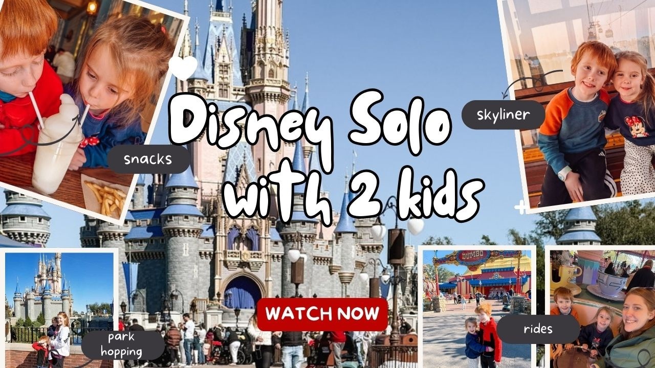 24 Hours in Disney as a Solo Mom of 2! | Realistic Disney World Vlog