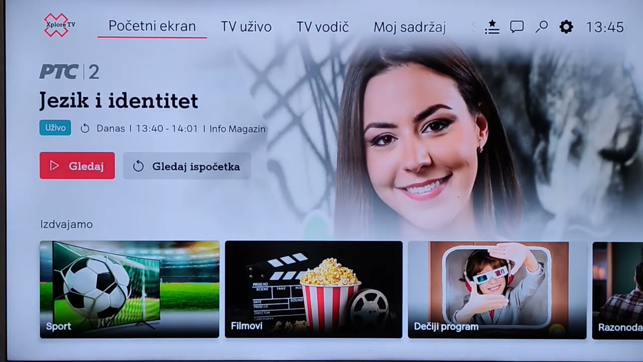 A1 Xplore box Tv