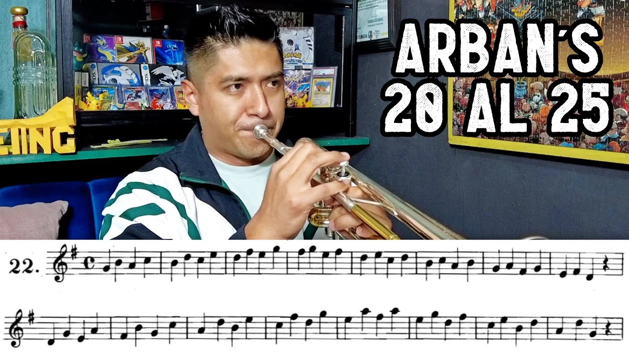 Ejercicios del Método Arban´s 🎺 20 al 25