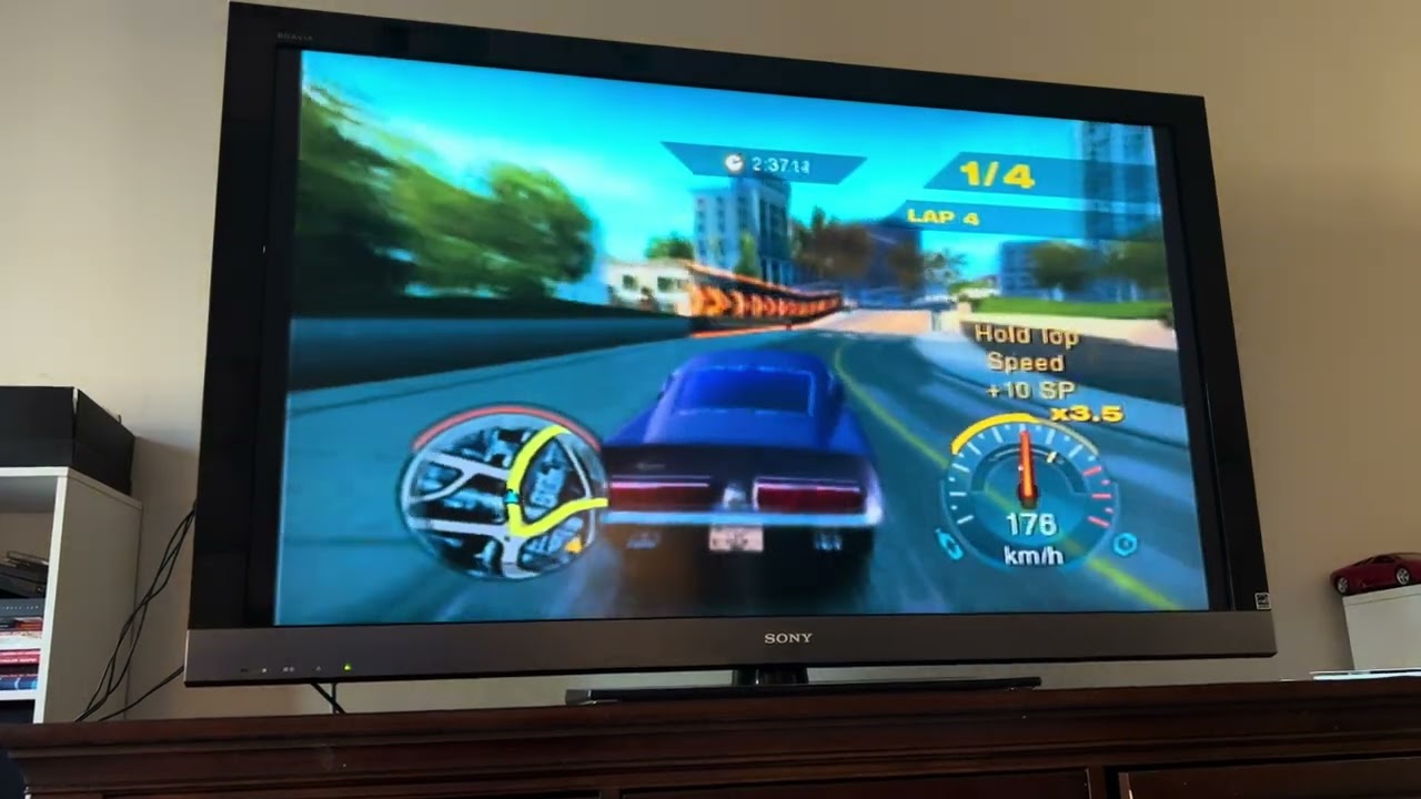 Need For Speed Undercover PS2 Timed Circuit Silver 17,259 Meters 