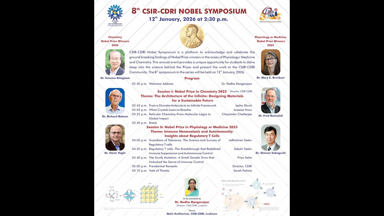8th CSIR-CDRI NOBEL SYMPOSIUM