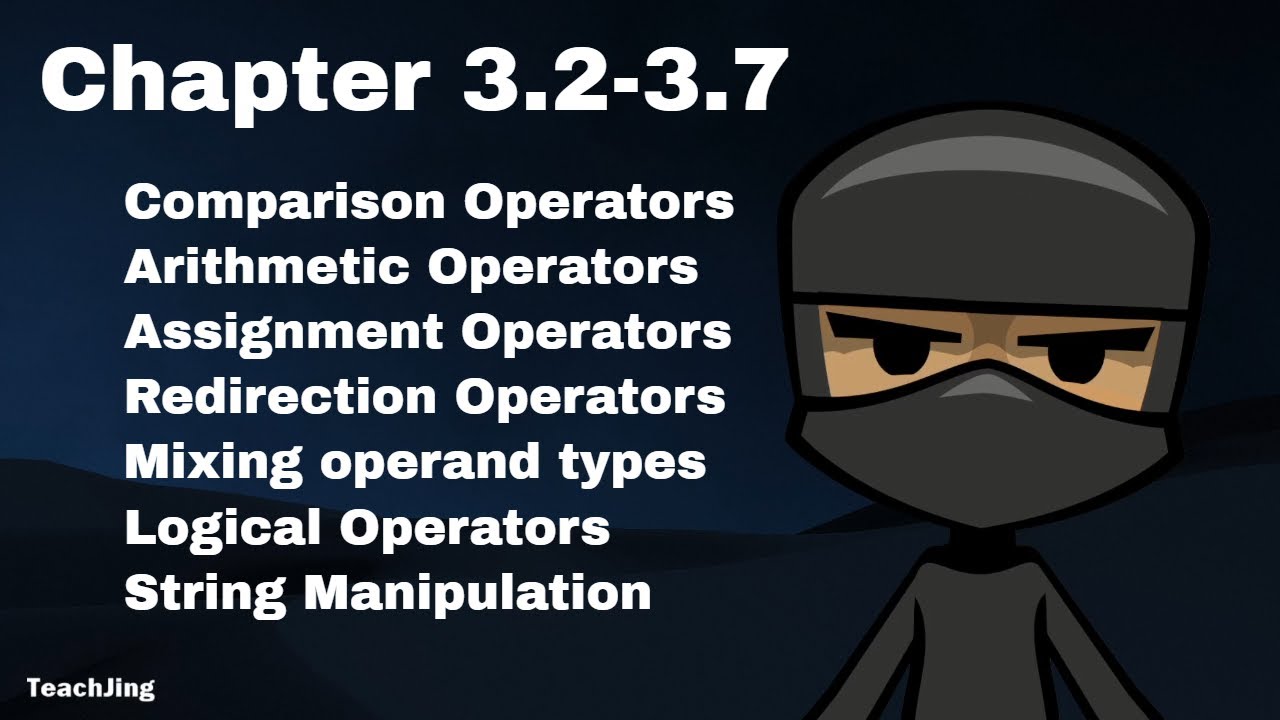 PowerShell Tutorial - Ch3(2-7) - The rest of the operators