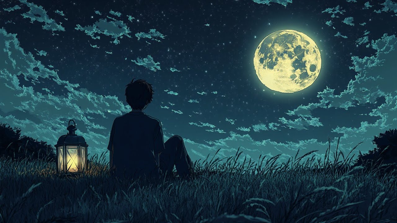 Calm Lunar Music 🌕 Gentle Piano for Nighttime Sleep & Tranquil Restful Nights | Sleep Music Piano