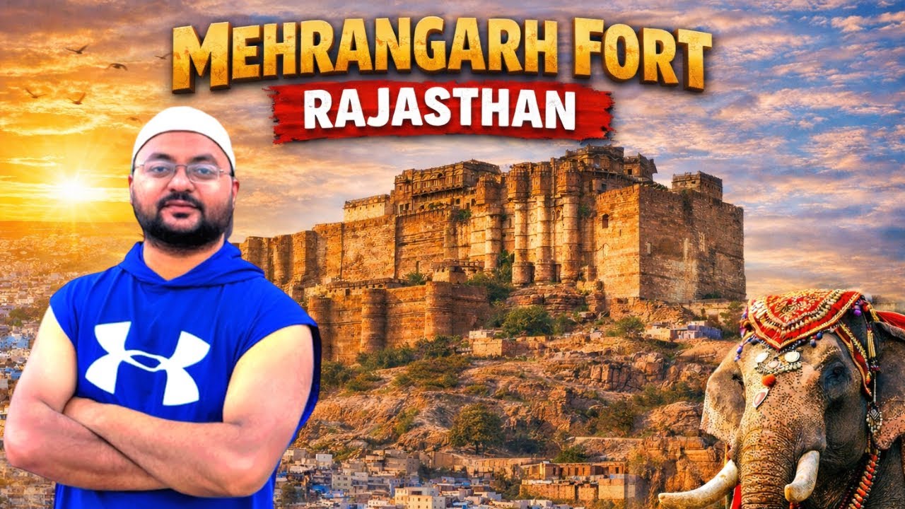 👉 Mehrangarh Fort Jodhpur Rajasthan 🔥 Blue City View From Top | Punjabi Travel Vlog