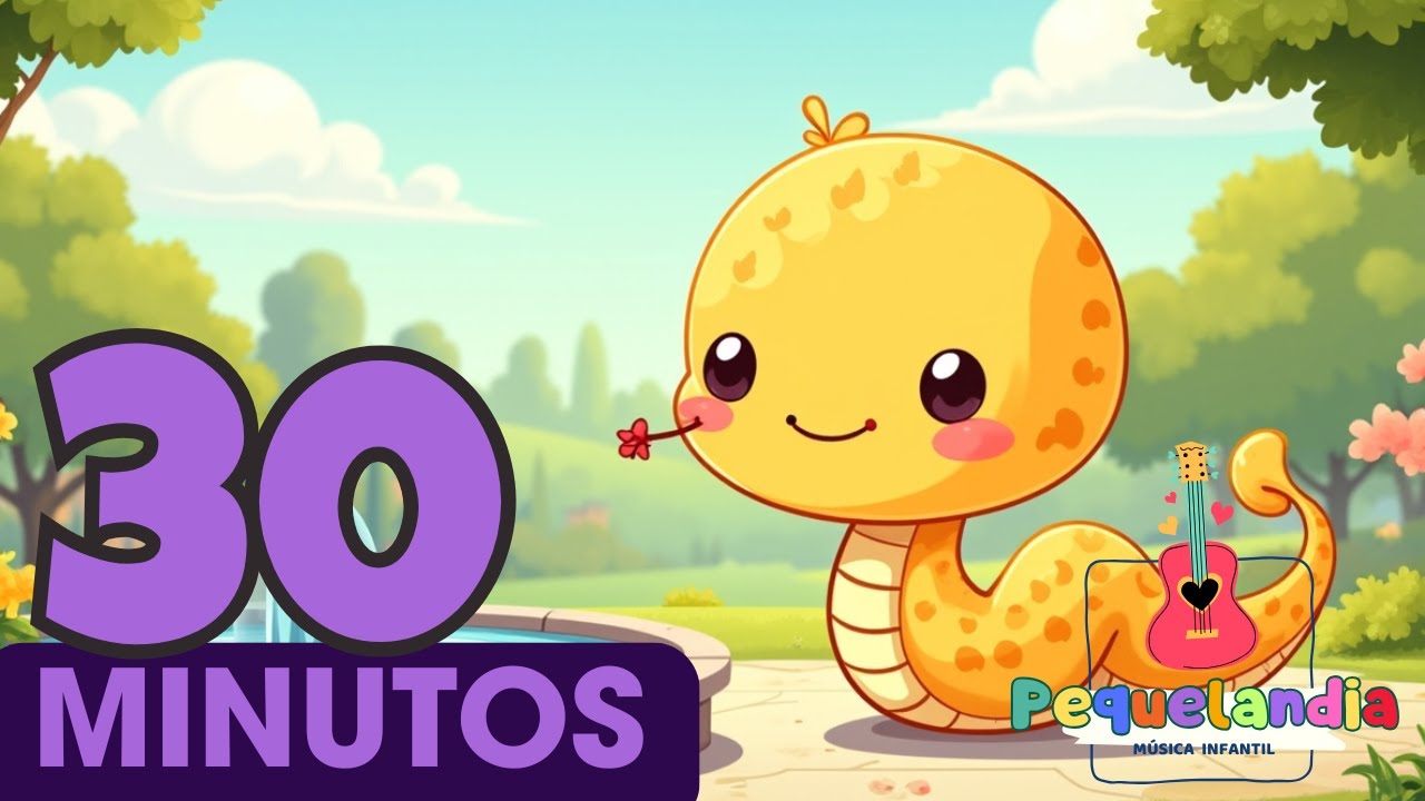 🎶🐍 Música Infantil | Serpientita Deslizante | Canciones Infantiles para Bailar y Aprender