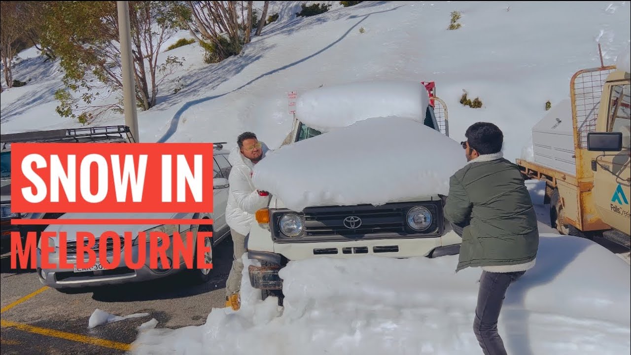 A Snow ❄️ Day in Melbourne 🇦🇺 ||The Anand Vlogger ||