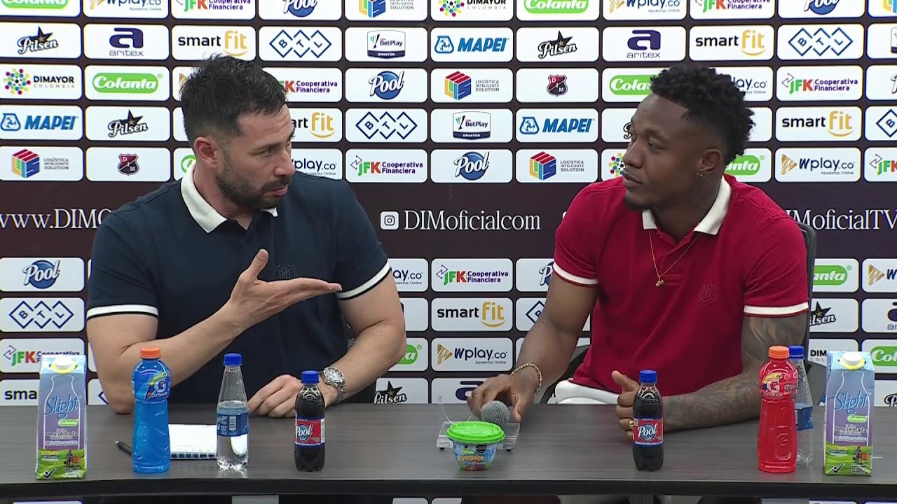Rueda de prensa de Medellín tras su partido con Junior