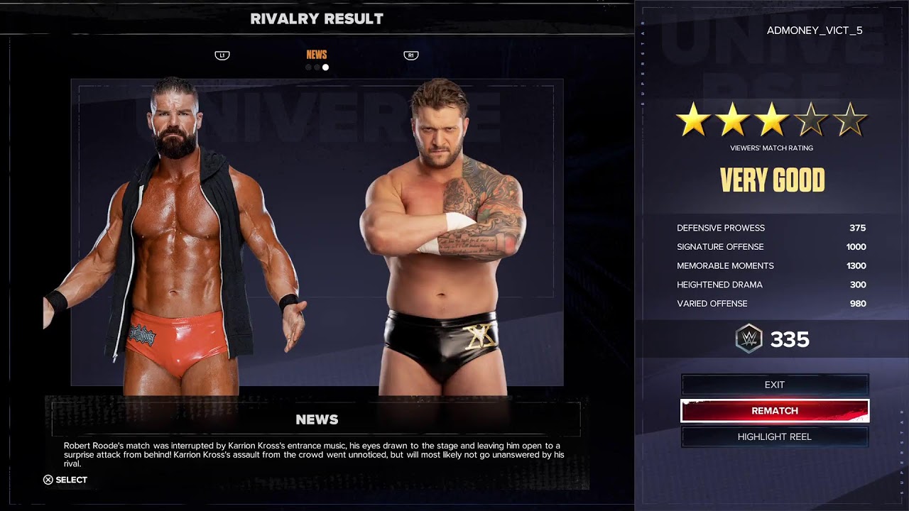 WWE 2K24 myUniverse NXT Part 111